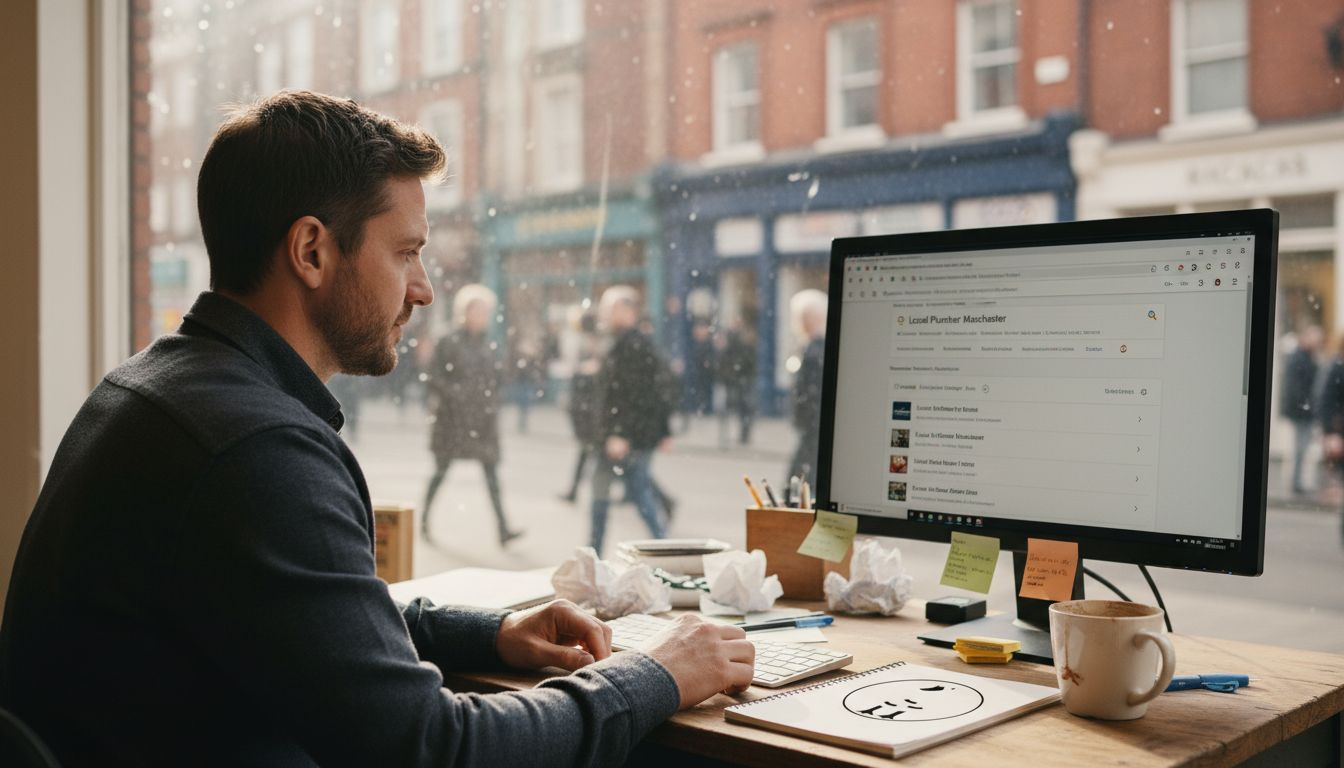 Business owner reviews Google Ads results