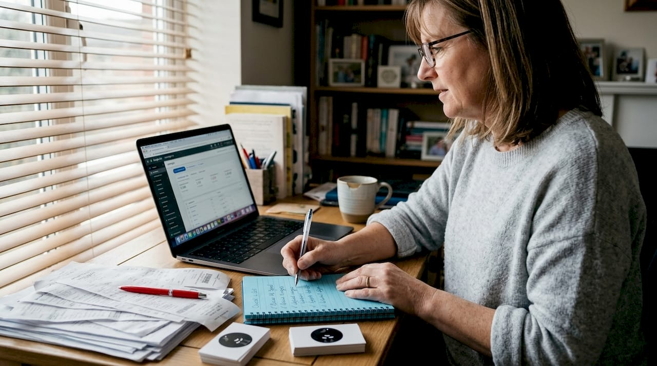 Business owner reviews Google Ads checklist